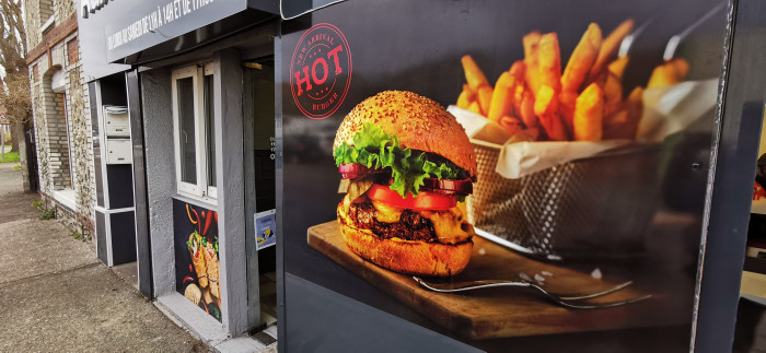 Autocollants vitrine Aux Ptits Creux