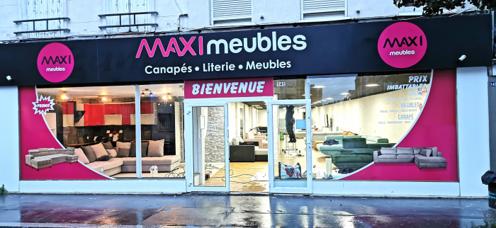 Enseigne Maxi Meubles Le Havre
