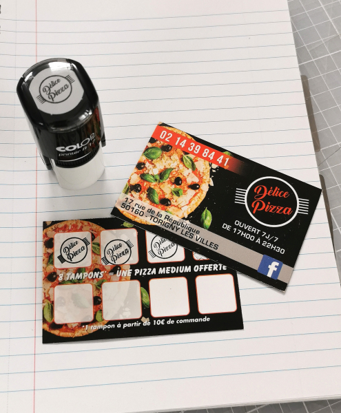 Cartes fidélité Pizza Dorée 