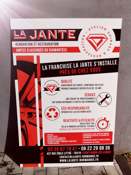 Panneau La Jante Normandie